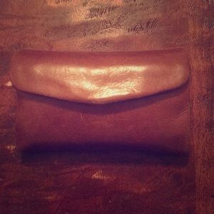 Hobo Brown Leather Wallet